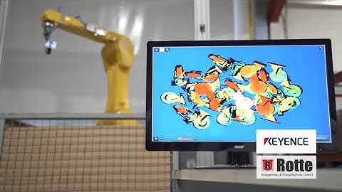 KEYENCE 3D Robot Vision im Einsatz bei Rotte
