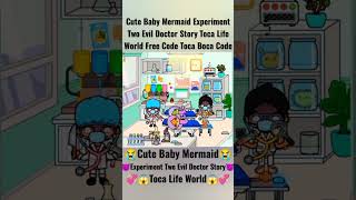 Cute Baby Mermaid Experiment Two Evil Doctor Story Toca Life World Free Code Toca Boca Code screenshot 3