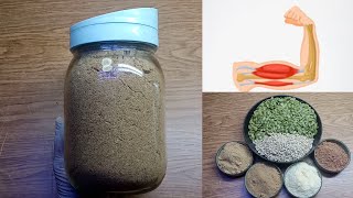 Homemade plant-based protein 👌👍 for building and strengthening muscles, God willing. Healthy and ... screenshot 3