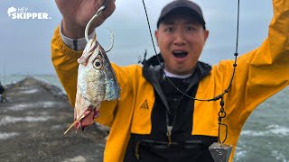 This JUMBO Fishing Rig Catches HUGE FISH! | First Time Fishing in Texas |