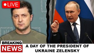 How is the 1st day of the President of Ukraine Zelensky