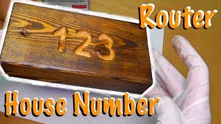 Making House Number Signs with a Router News
