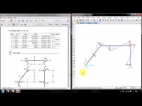 SAP2000 - Analisa Struktur Portal 2D