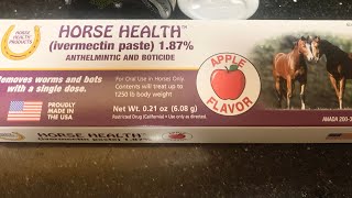 Ivermectin Horse paste 1st dose