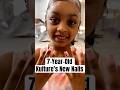 Cardi B's 7-Year-Old Gets Acrylics #shorts #CelebrityKids #acrylicnails