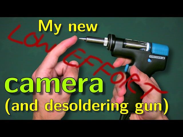 Thumbnail for Low effort: unboxing my new desoldering gun (with a new camera)