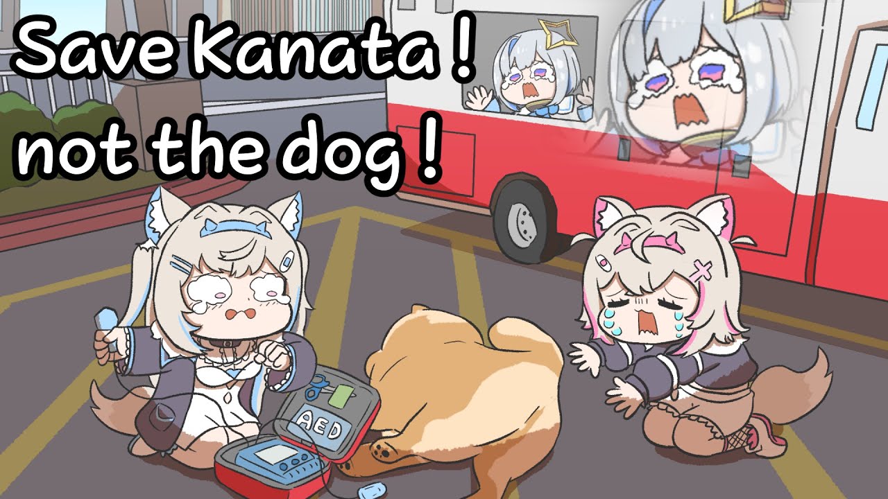 【Hololive】 We don’t care about Kanata!【FUWAMOCO/Amane Kanata/Clip/Ebihurai/Comic】