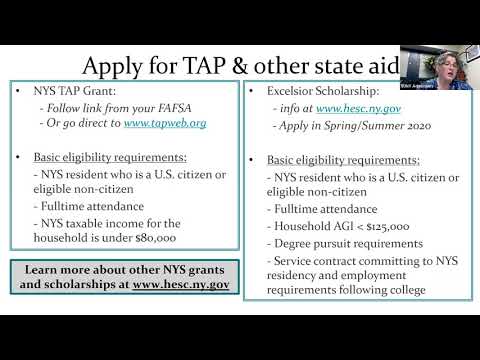 SUNY Plattsburgh Online Webinar: Financial Aid