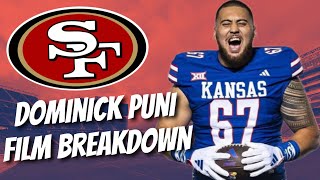 49ers Rookie OL Dominick Puni Film Breakdown: Why they got a steal who will play on the inside 👀