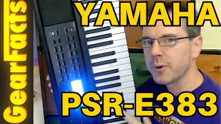 YAMAHA PSR-E383 keyboard: New for 2024