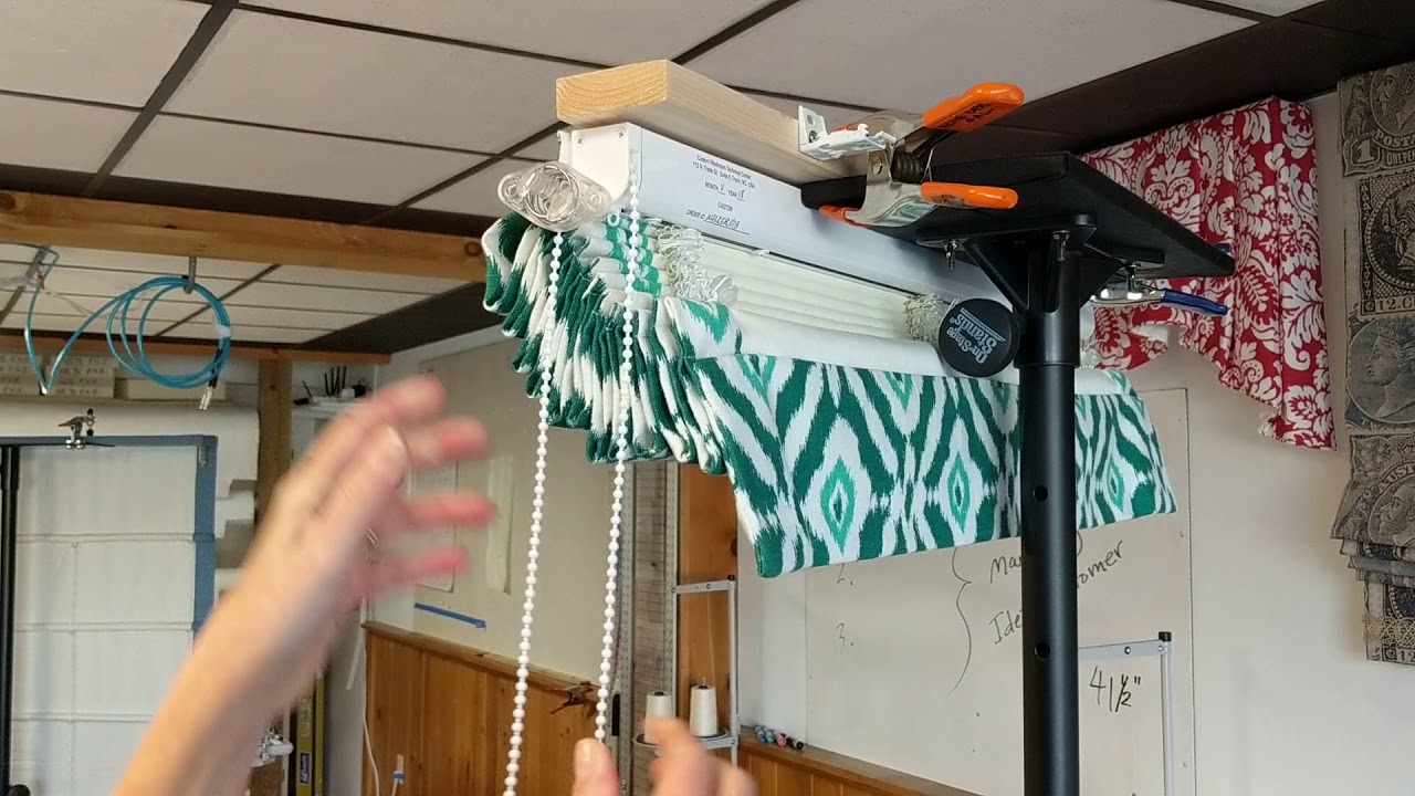 Preparing a Roman shade for Delivery YouTube