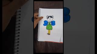 easy kids drawing #shortvideo #art #drawing #artviralvideo