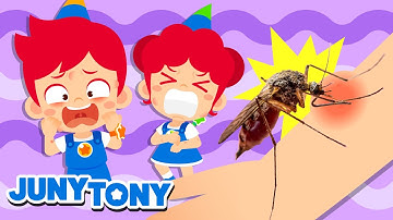 🦟Buzz, buzz! The Secrets of Mosquitoes | Why Do Mosquitoes Bite People? | Insect Songs | JunyTony