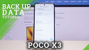 How to Activate Backup Data in POCO X3 – Create Google Backup Account