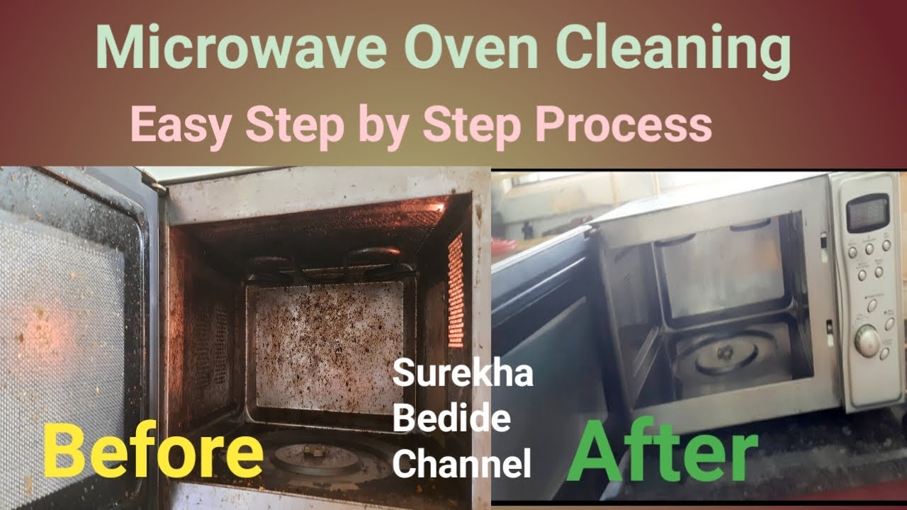 How to Clean Microwave Oven  MicroWave Oven Cleanning Tips  Microwave  Oven Cleaning Step by Step