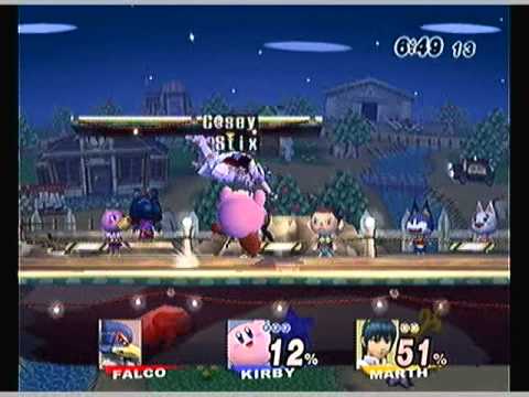 Sticks (Kirby) vs. Casey (Marth)