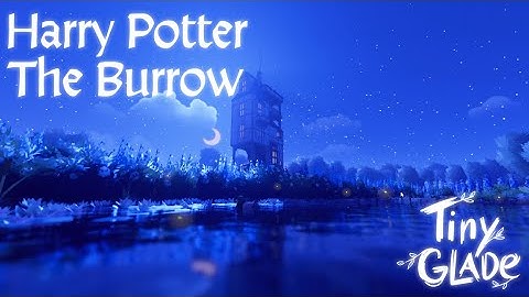 Harry Potter The Burrow in Tiny Glade I Quick Build I Come Visit The Weasleys