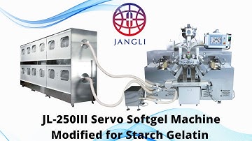 JL-250III Softgel Encapsulation Machine-Veggie Softgel Production-Servo System-Starch Gelatin