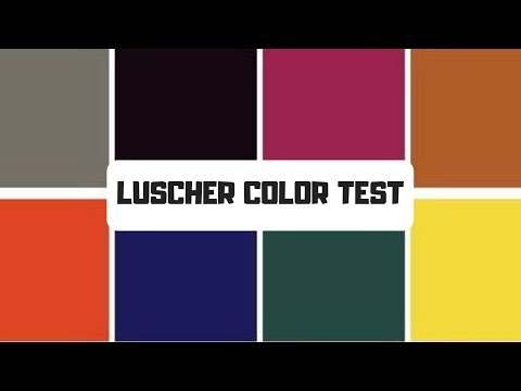 Video: Kaip Apgauti „Luscher“spalvų Testą