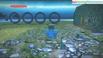 Project Spark Minecraft Zombie Forest Community Game WalkThrough Gameplay - Defeating Zombies