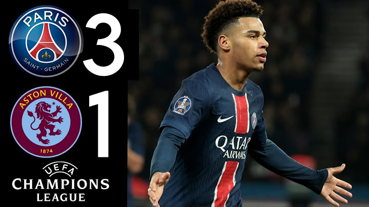 🔵 PSG vs Aston Villa 3-1 | Highlights & Goals | Champions League 2025