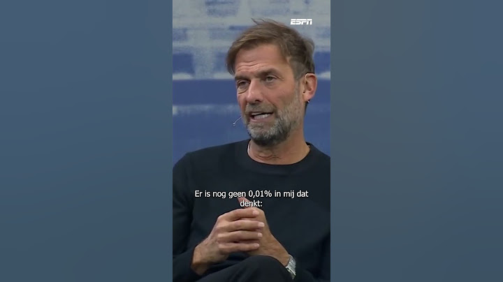 Jürgen Klopp 🤝 Arne Slot