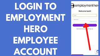Employment Hero Payroll Login | How to Sign in Employment Hero Employee Account (2022) screenshot 1