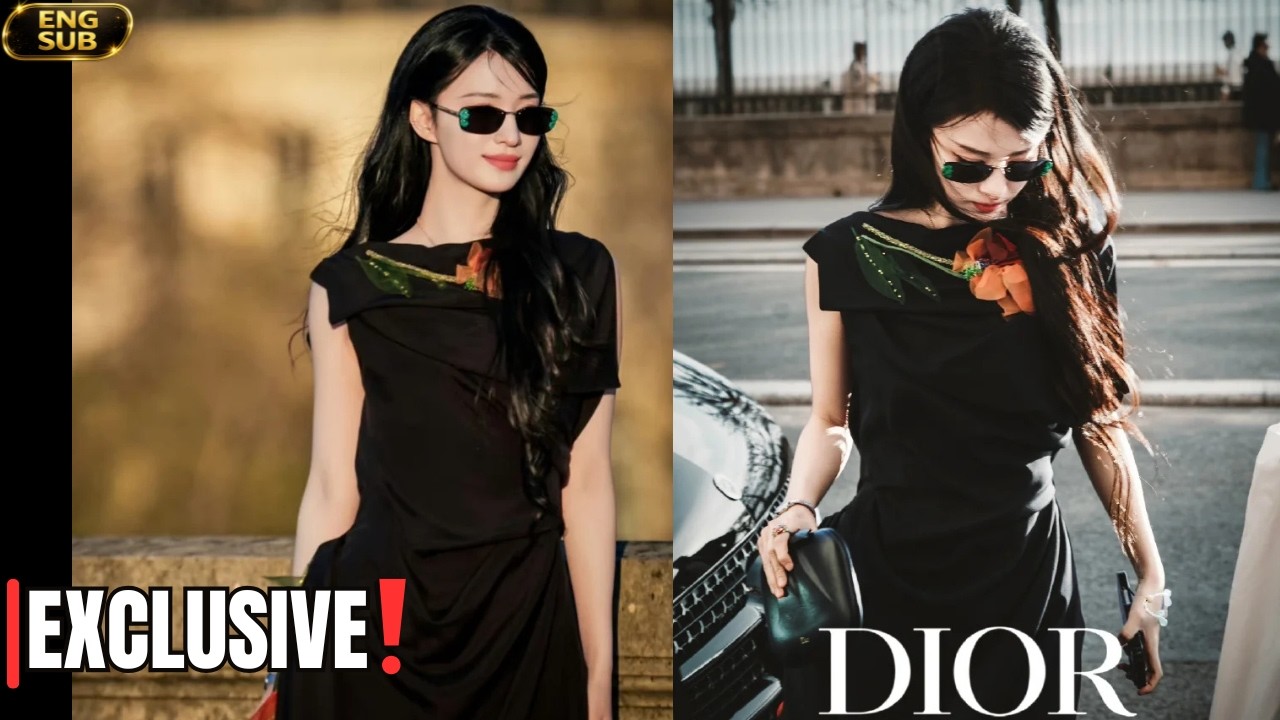 FULL CLIP❗ Photo shoot and interview with Wang Churan during the DIOR fashion show 📸✨