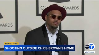 Shots fired outside singer Chris Brown's LA home, man arrested LAPD says