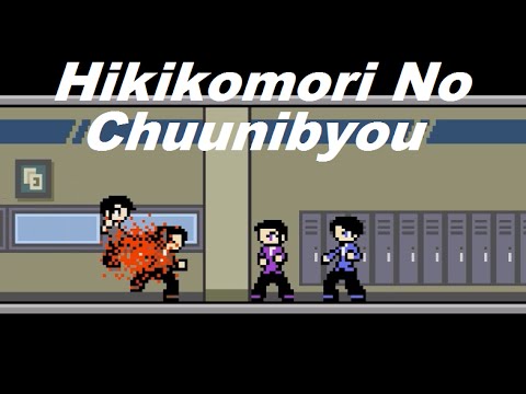 A Runner + Fighting Retro Arcade Game - Hikikomori No Chuunibyou Gameplay (Stage 1)