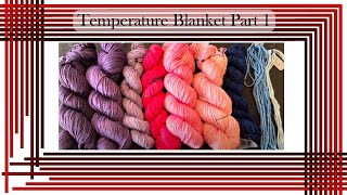 Weaving Temperature Blanket, Part 1