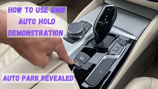 How To Use BMW Auto Hold Function - BMW 520d #bmw