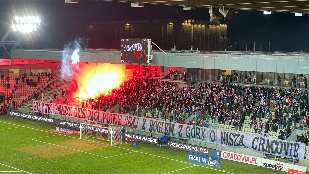 Pożegnanie Janusza Filipiaka na stadionie Cracovii