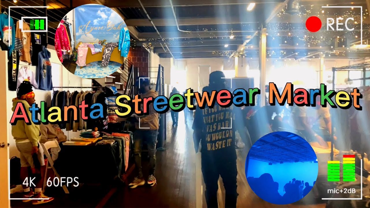Atlanta Streetwear Market Vlog (Life as a Fashion Designer) | Azjuré Yah