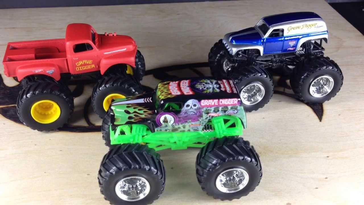 monster jam hot wheels grave digger