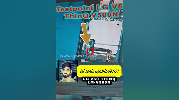 LG V50 THINQ LM-V500N TestPoint