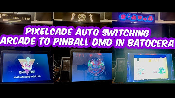 Pixelcade Auto Switching from Arcade Marquee to Pinball DMD Modes in Batocera
