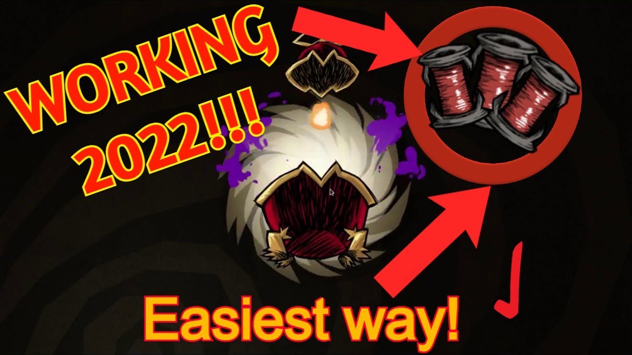 EASIEST WAY to earn SPOOLS in Don't Starve Together ( WORKING 2022