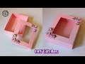 Diy gift box cardboard  cara membuat kotak hantaran  accessories box  kotak kado