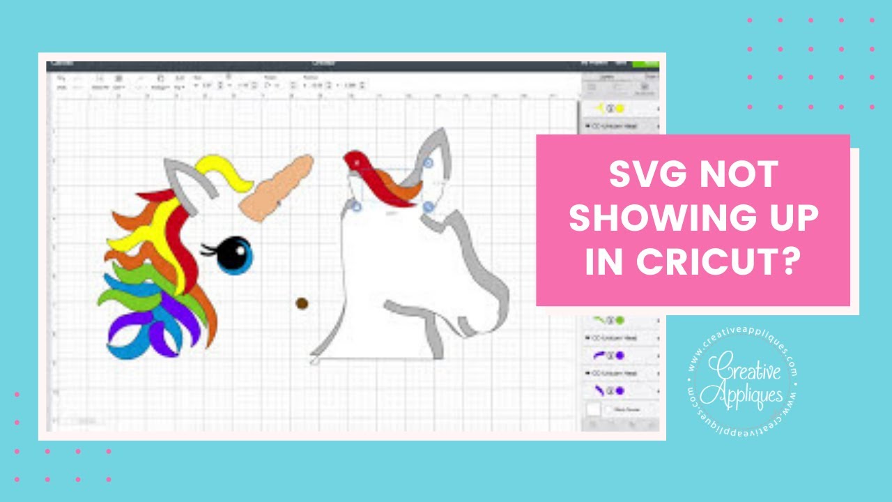 Download SVG file not showing up in Cricut Design Space? - YouTube