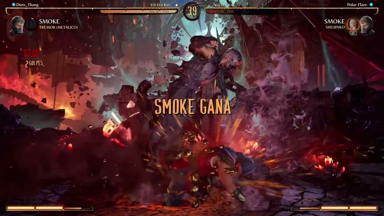 Mortal Kombat 1 - Versus informal Smoke vs Smoke full levels