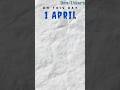 1 April #onthisday #aprilfool #rbi #odisha #bihar #iari #thenetherlands #euthanasia #righttodie