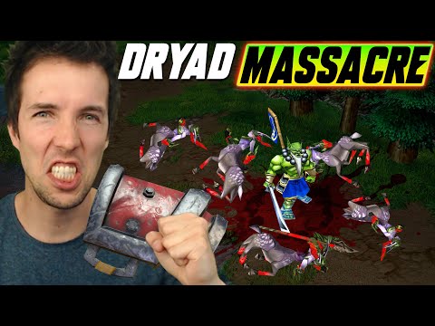 The GREAT Dryad Massacre Vs Sonik WC3 2 0 