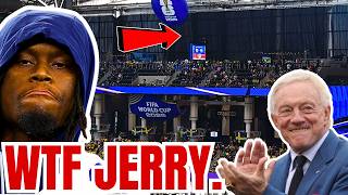 Jerry Jones puts up Curtains for World Cup in AT&T Stadium after telling Cowboys Players TOUGH SH*T!