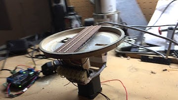 Peco H0m turntable with step motor controlled by Arduino and Adafruit Motorshield V2