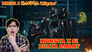 MONSTA X 몬스타엑스 'Alligator' | THE REAL ALLIGATOR 🔥 | M/V REACTION [INDONESIA]