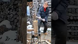 Celebrity A tool that can split wood by hitting it #shorts Wealth