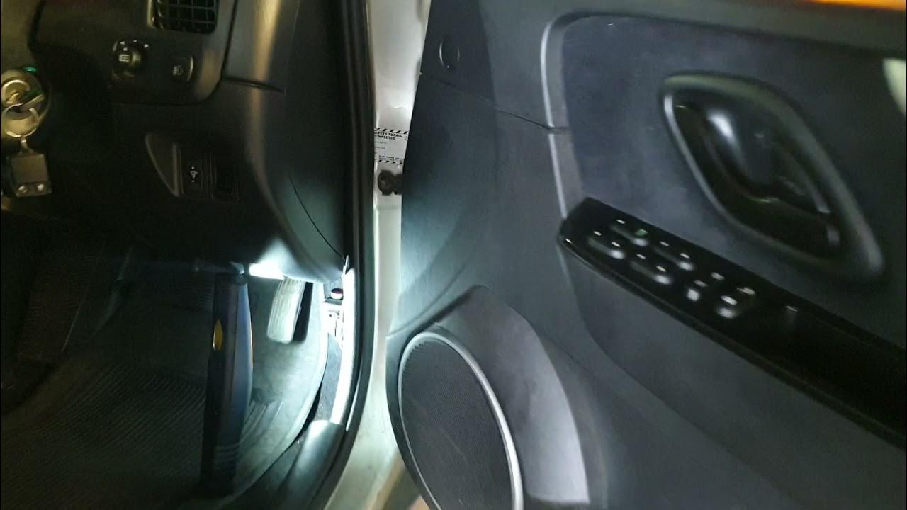 mazda tribute fuel pump cut off switch location - YouTube