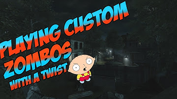Playing Some Cutom Zombos!!  - The Life Of A Nob   -  Backlot Custom Zombies