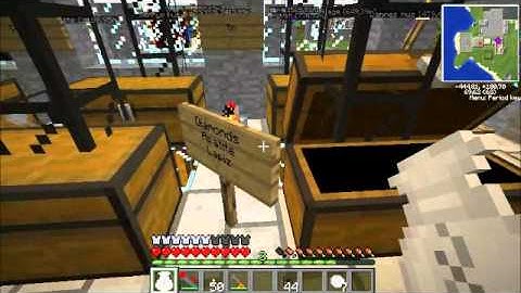 Tekkit Minecraft Solar panel factory, part 1/3